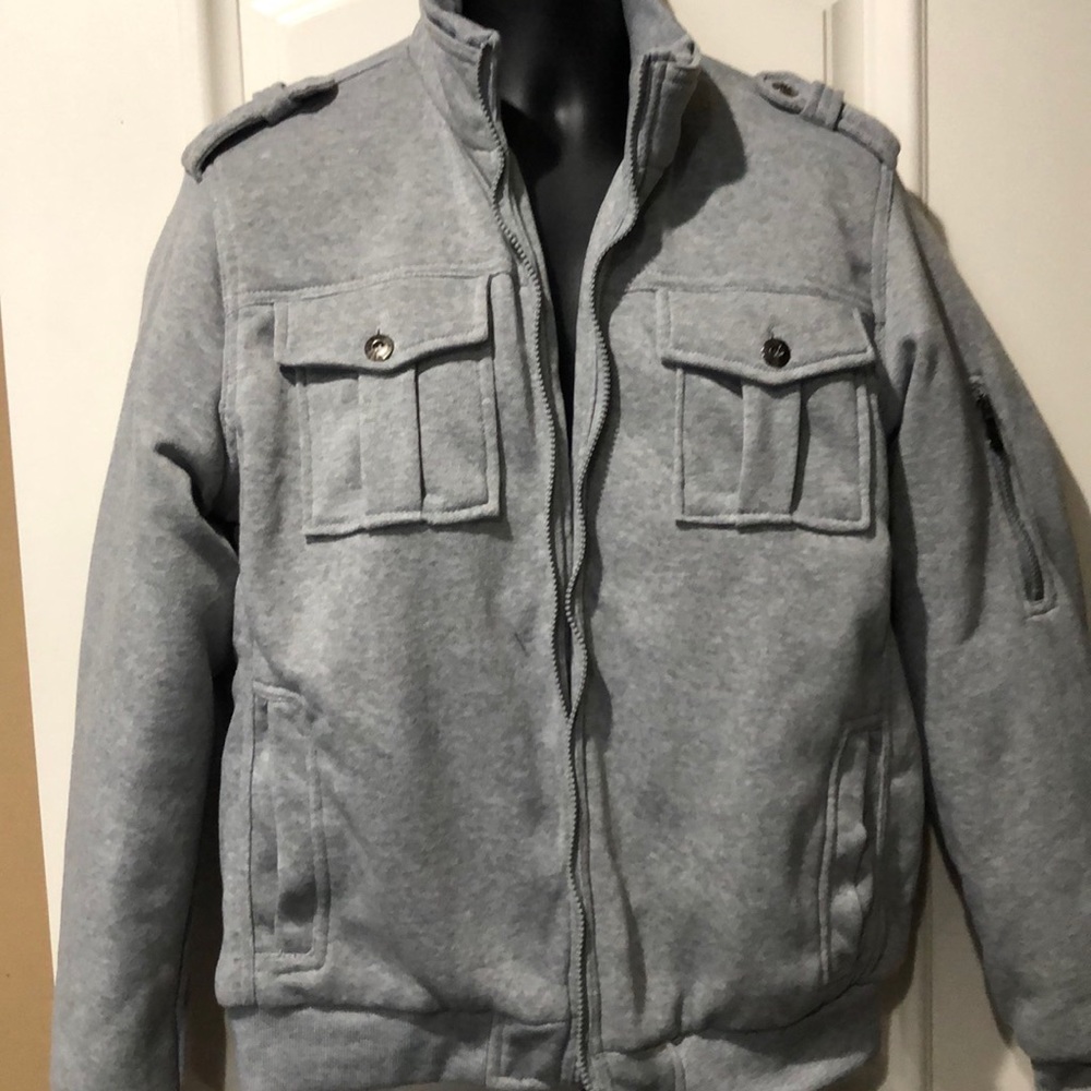 Fleece jacket nylon lining Ministry of Fashion